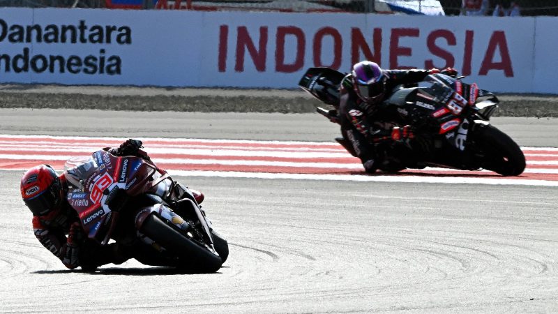 Джордж Мартин заявил, что победа в спринте MotoGP «была уже у него в руках», но «пришлось пропустить Марка Маркеса»