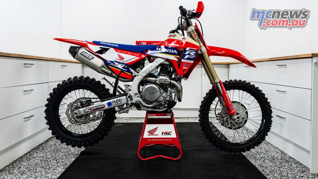 Лимитированная Honda CRF450RX Finke Edition стоит от $16,399 RRP.