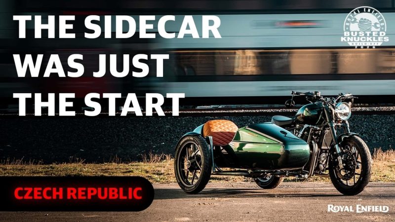 Когда вы в последний раз видели коляску Royal Enfield? Теперь такой шанс есть