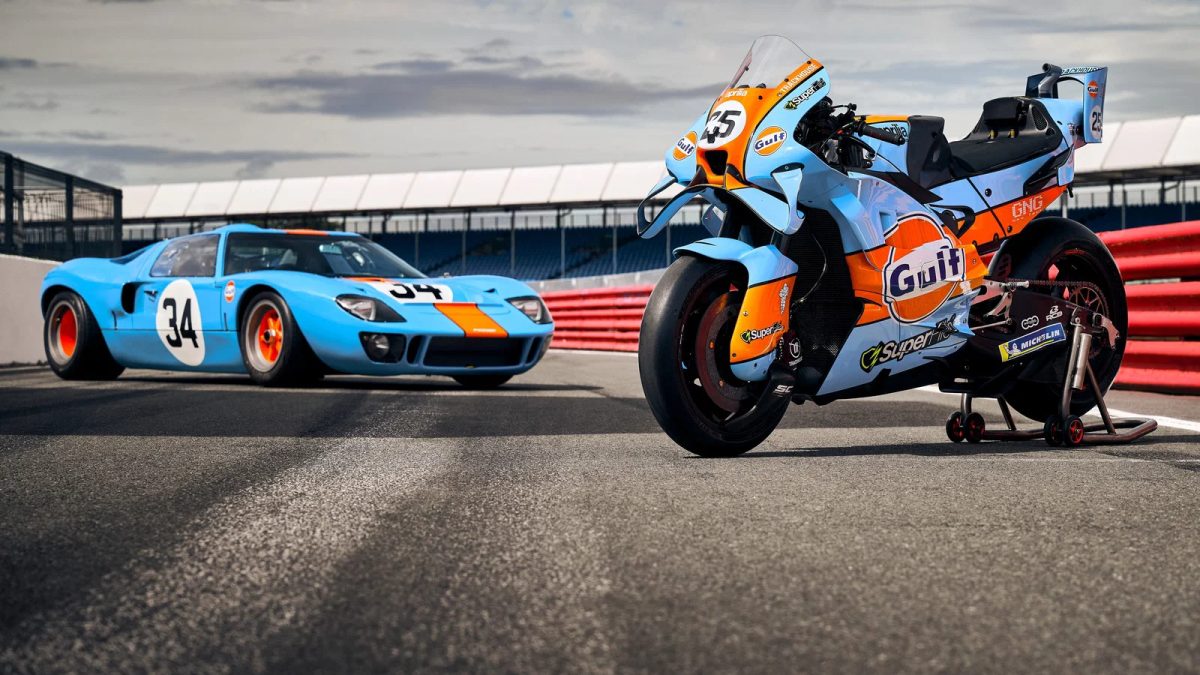 Trackhouse представила ливрею Gulf для MotoGP в стиле Ford GT40