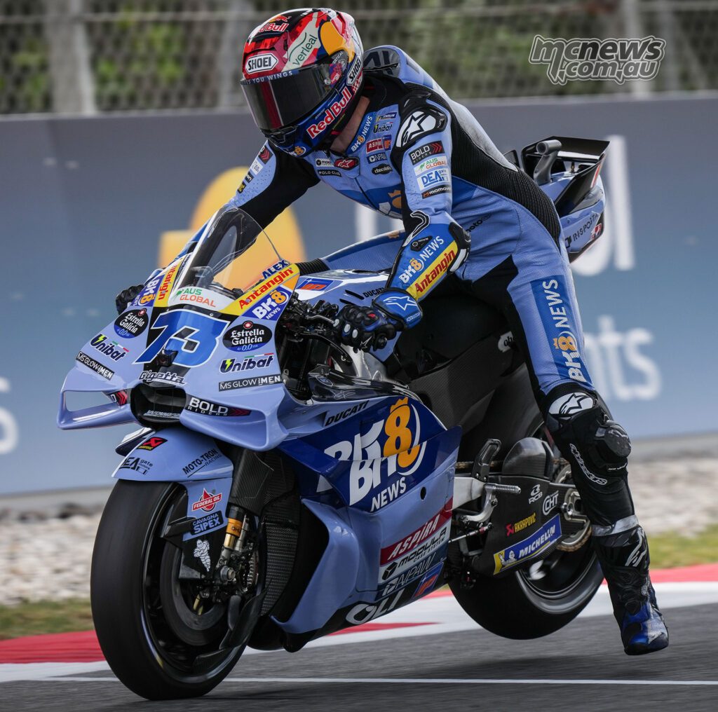 Алекс Маркес подхватил Ducati в отсутствие Марка, подтвердив свою форму в Каталонии-2025 вторым местом в пятницу.