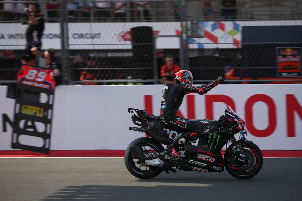 Aprilia вошла в историю, впервые оформив MotoGP-покер