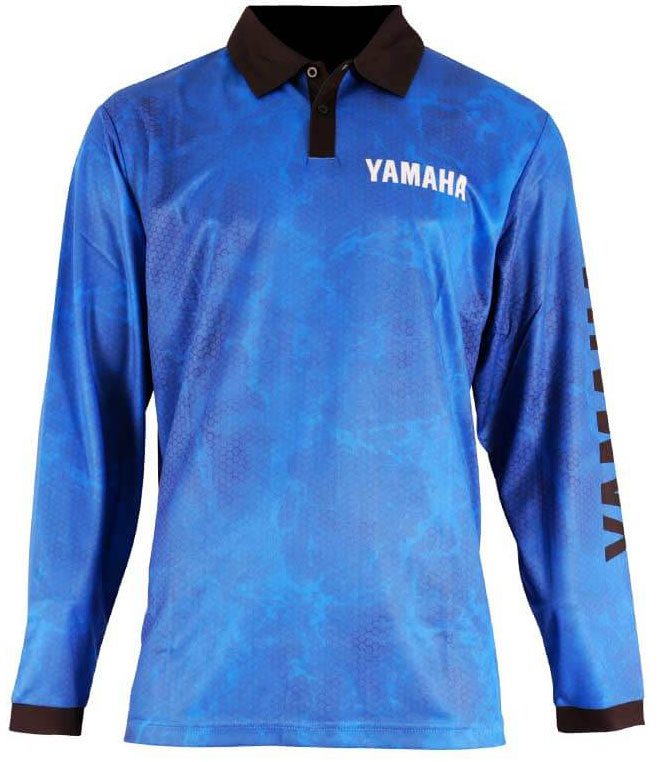 Лёгкая, дышащая и с рейтингом UPF50+, длиннорукавная рубашка Yamaha Fishing Shirt создана для долгого времени на воде.