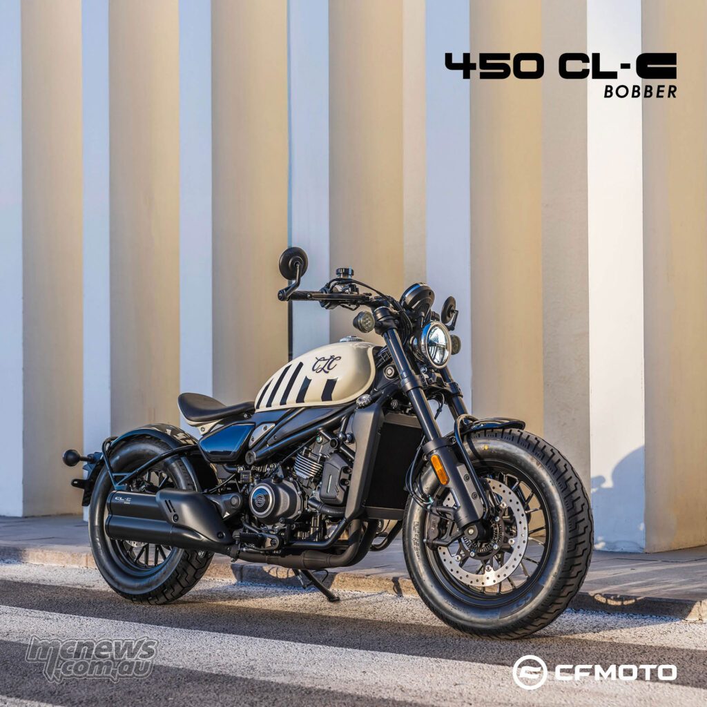 CFMOTO 450CL-C Bobber включен в Ride Forward Sale по цене $8,990 с учетом выезда и добавляет в линейку 450 вариант круизера
