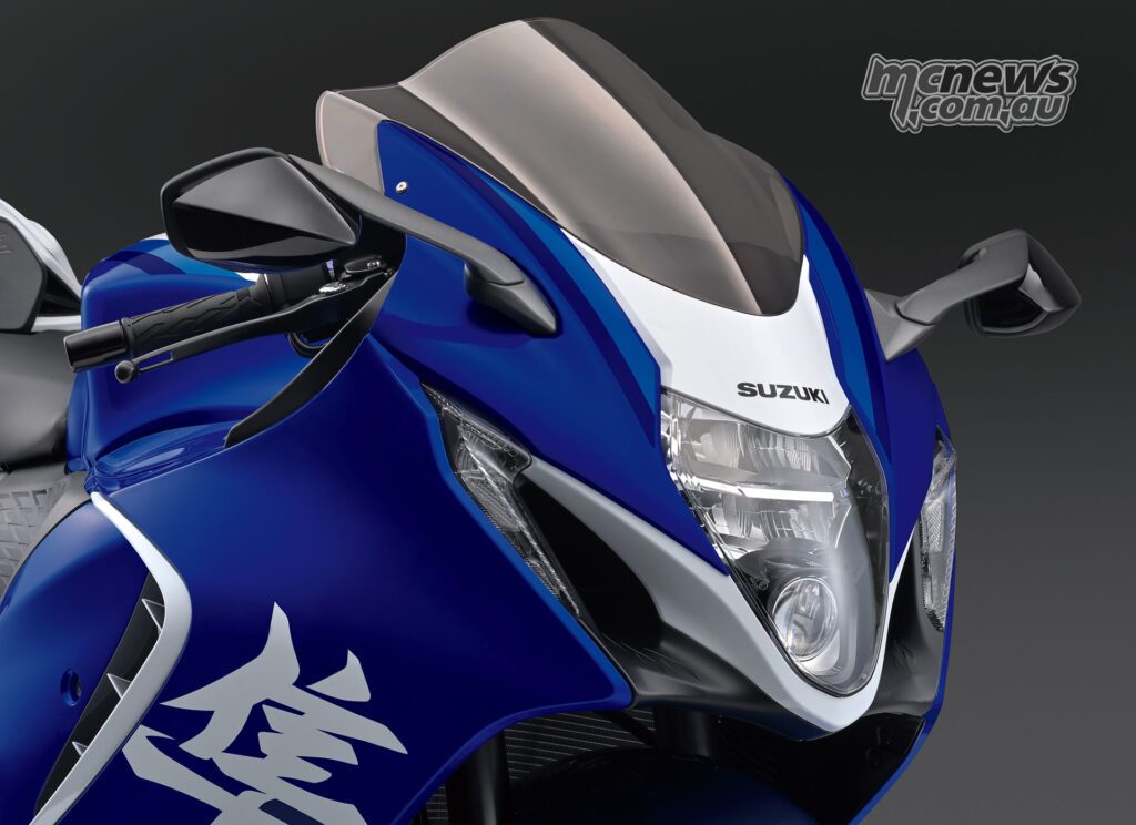 Фирменное оформление передней части Hayabusa сохранено и в Special Edition 2026 года.