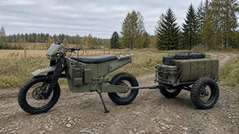 Канадский военный электромотоцикл NorthForge Dispatch получил три сменных аккумулятора