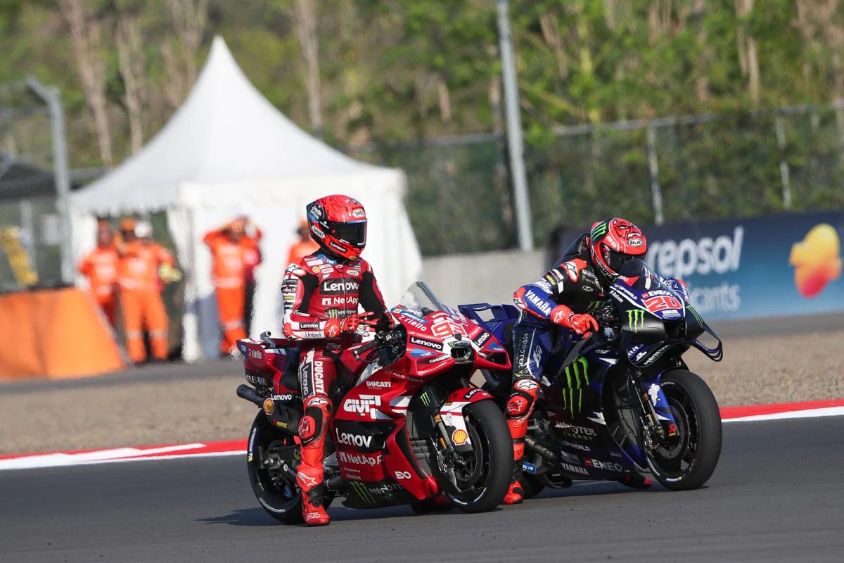 Первая поул-позиция в MotoGP для Фернандеса, Марк Маркес преследует Хорхе Мартина — фото 3
