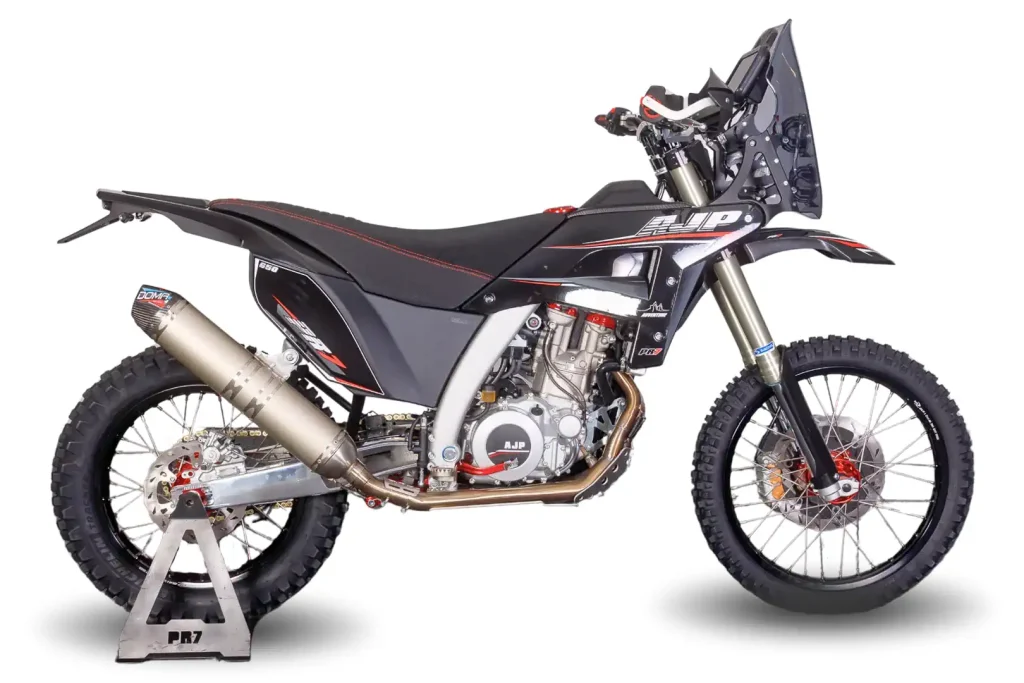 2027 AJP PR7: 9 фактов о раллийном adventure-мотоцикле