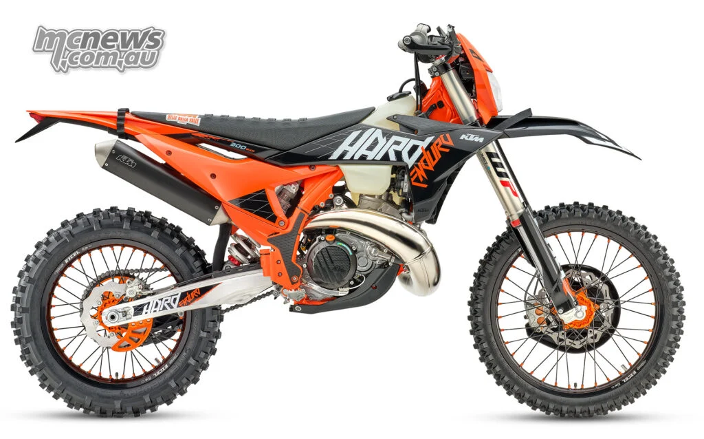 Дилеры в Австралии и Новой Зеландии должны получить KTM 300 EXC HARDENDURO 2027 года с ноября 2026 года; местные цены пока