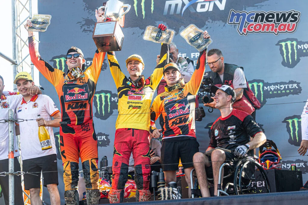 Бельгия выигрывает 2026 FIM Motocross of Nations