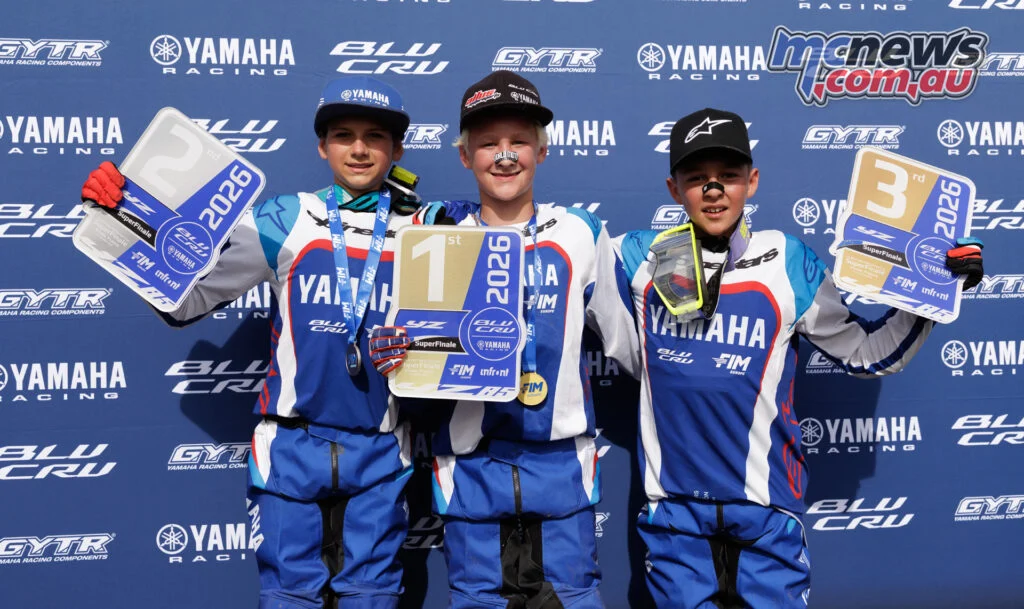 2026 YZ BLU CRU FIM Europe Cup SuperFinale, Эрне – подиум YZ85