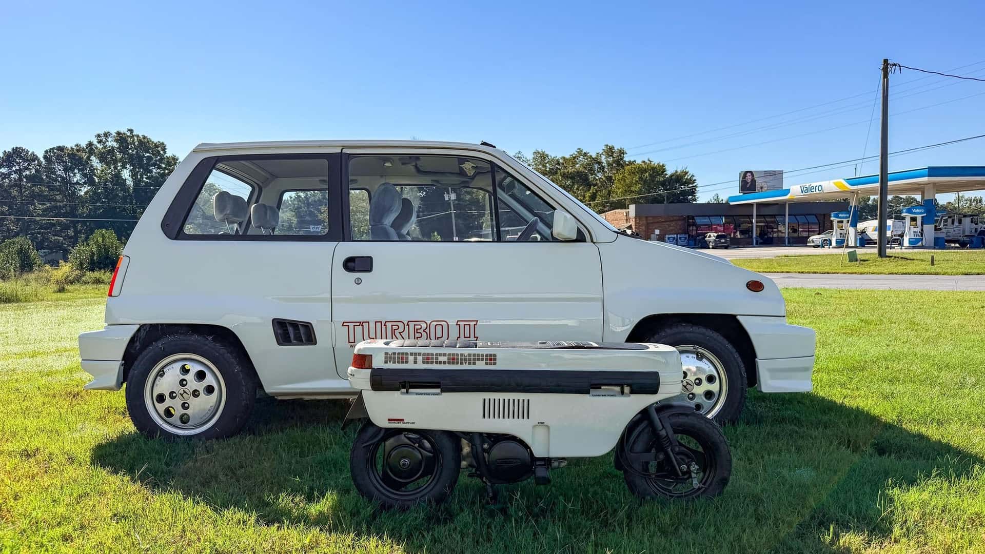 Honda City Turbo II с Motocompo продают вместе