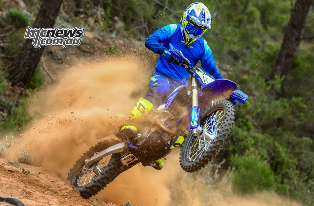 Четырехтактная линейка Sherco Australia MY27 Factory Enduro включает 300 SEF, 450 SEF и 500 SEF.