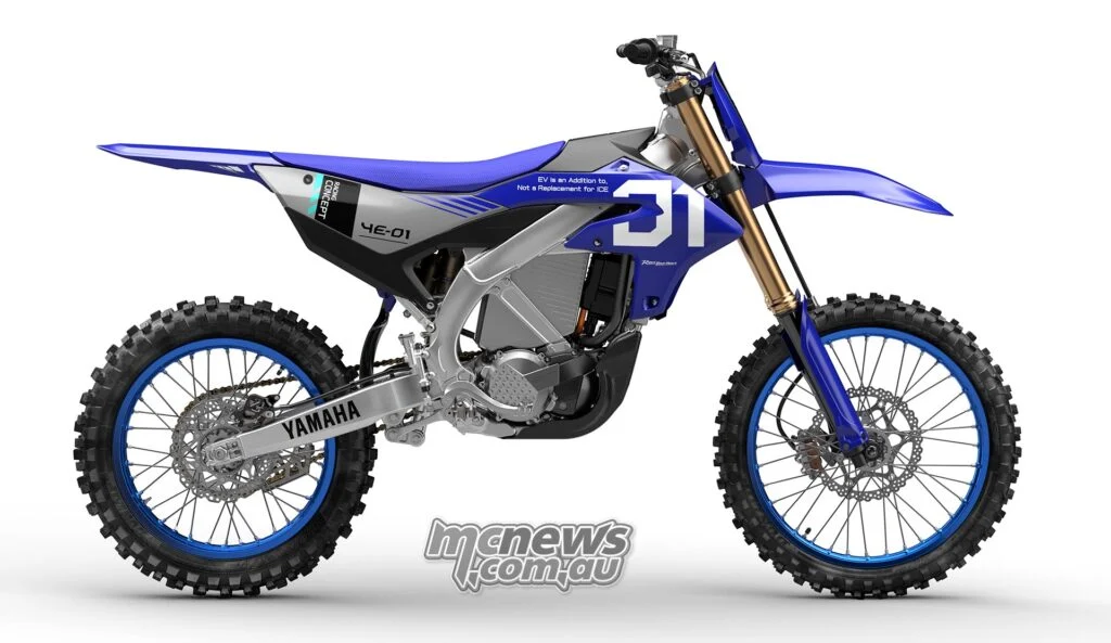 По словам Yamaha, YE-01 разрабатывается с прицелом на уровень производительности MXGP, а в долгосрочной перспективе целью