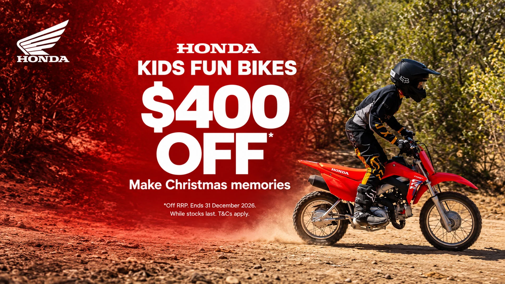 Honda снизила цену на Kids Fun Bikes на $400