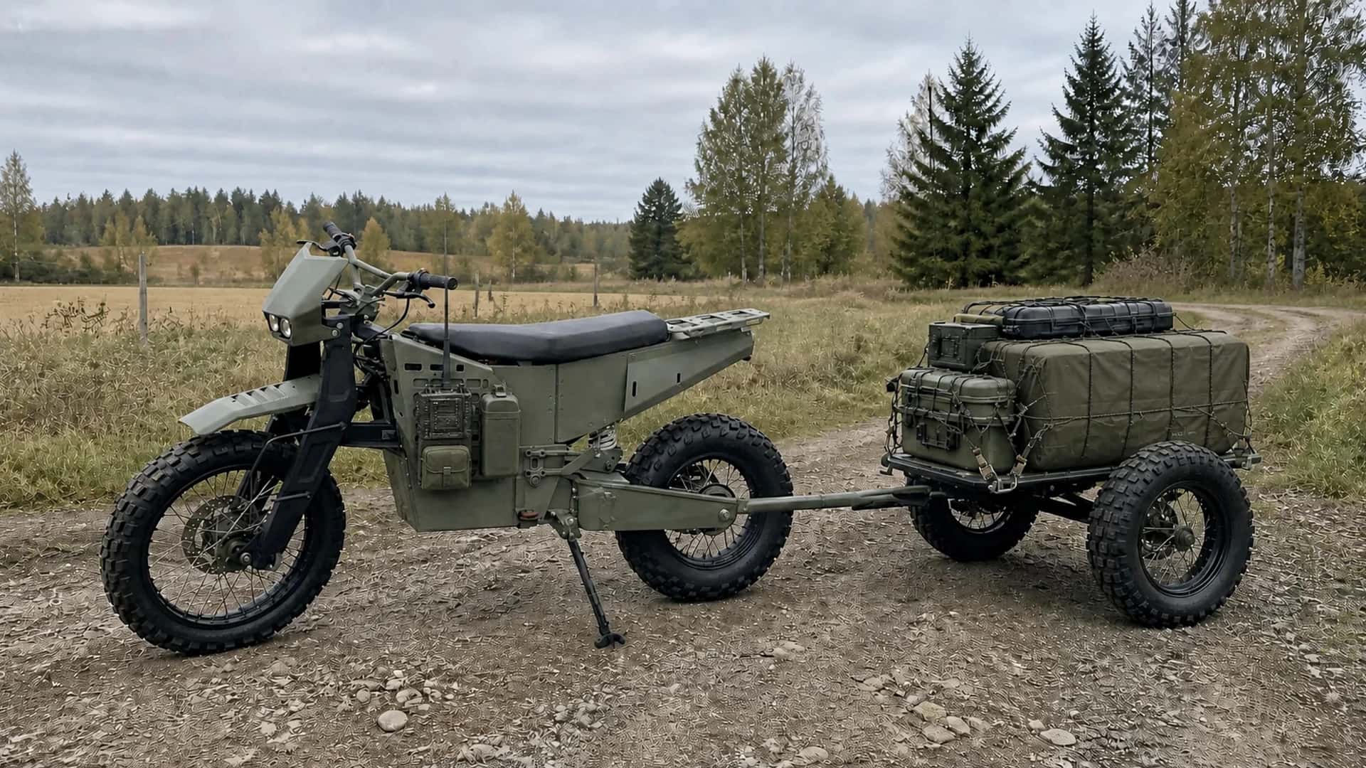 Канадский военный электромотоцикл NorthForge Dispatch получил три сменных аккумулятора