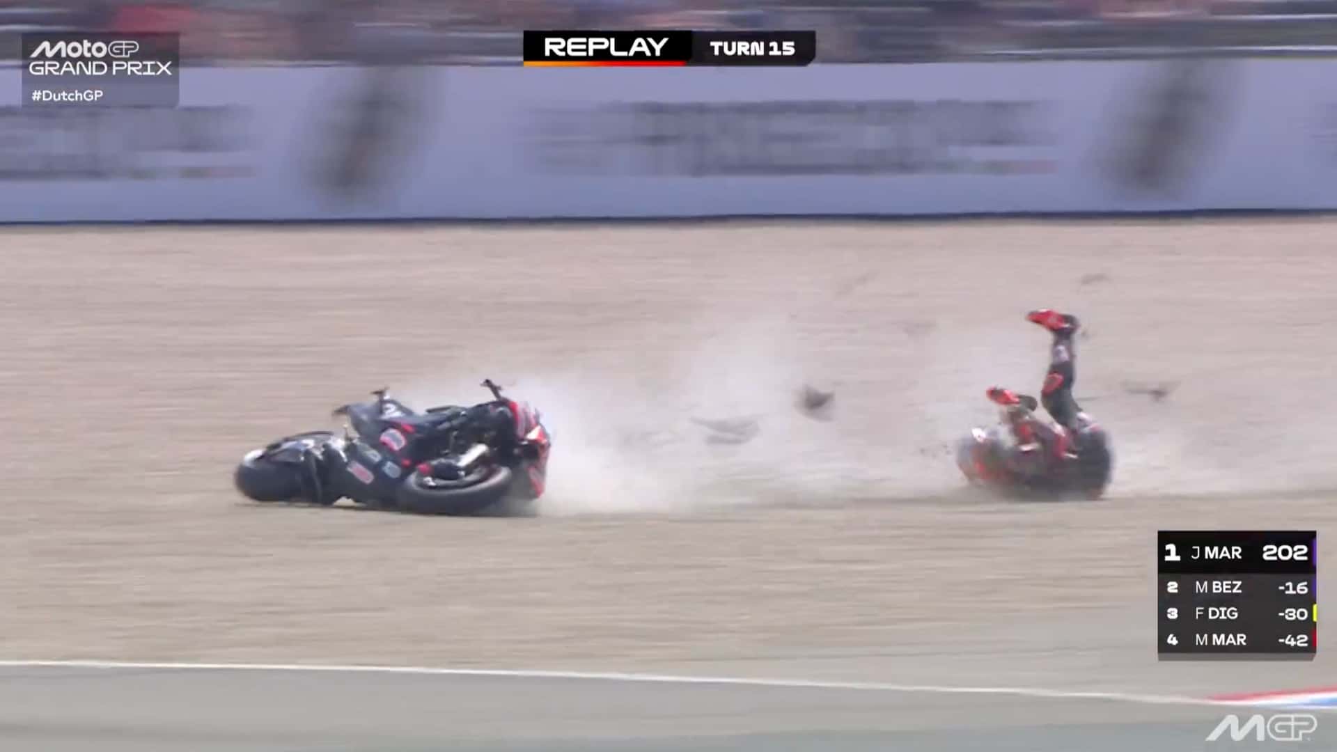 Он должен был погибнуть. Эта безумная авария в MotoGP — наглядное напоминание о том, как далеко шагнула мотоэкипировка