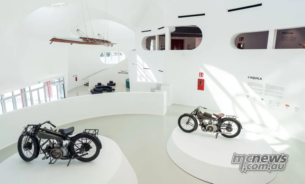 Ранние машины получили совершенно иное пространство в новом музее Moto Guzzi площадью 3000 квадратных метров