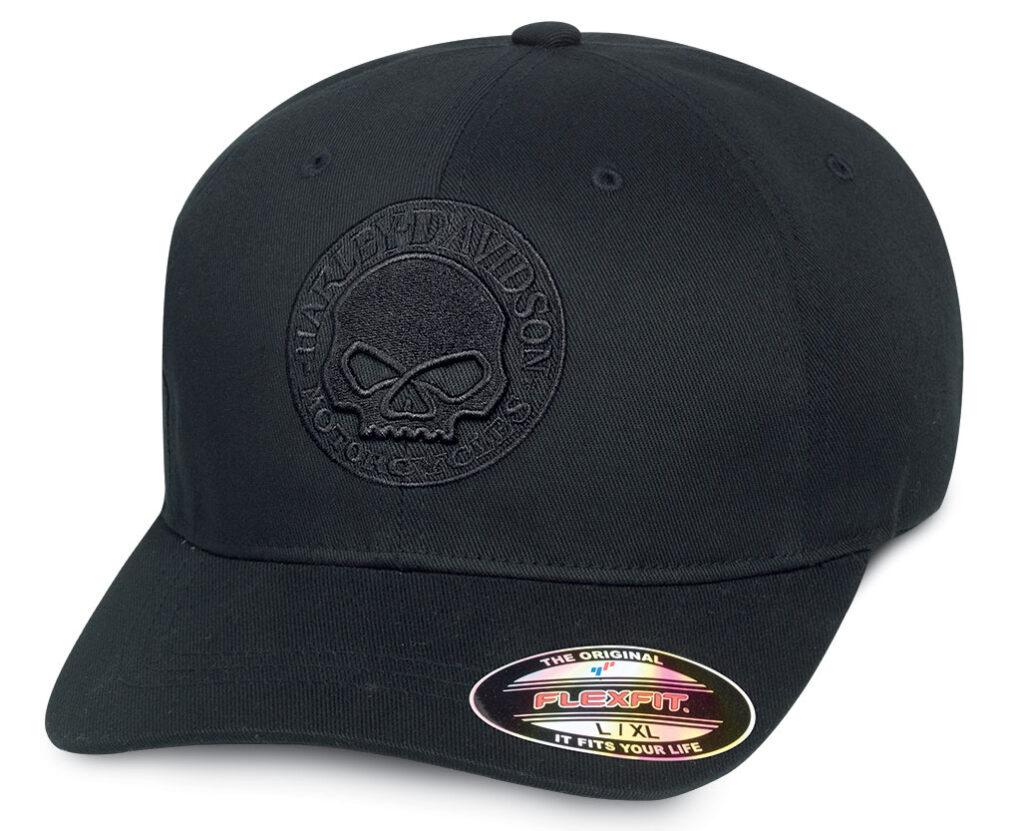 Skull Stretch Cap сочетает тональную вышивку Willie G Skull с облегающей посадкой Flexfit и комфортной эластичной лентой.