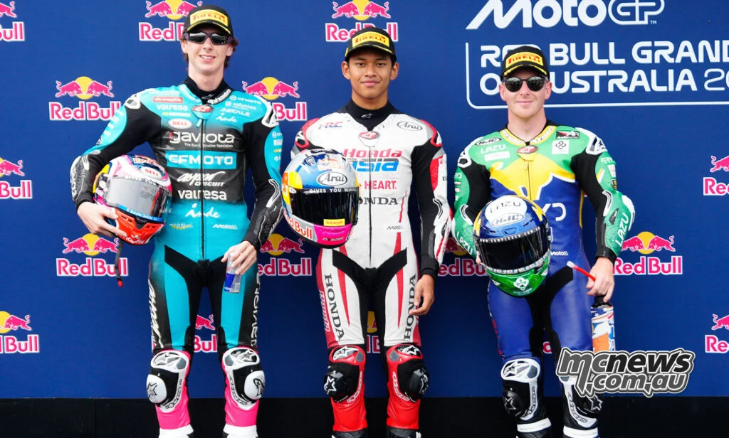 Первый ряд Moto3