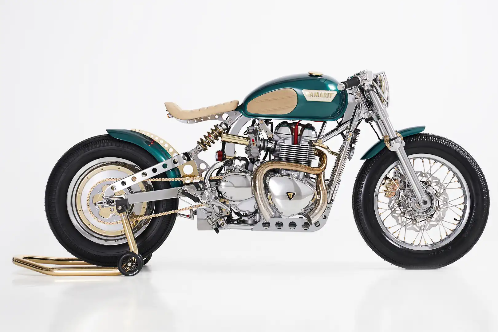 Внутри Tamarit Emerald: элегантный кастом Triumph из Испании