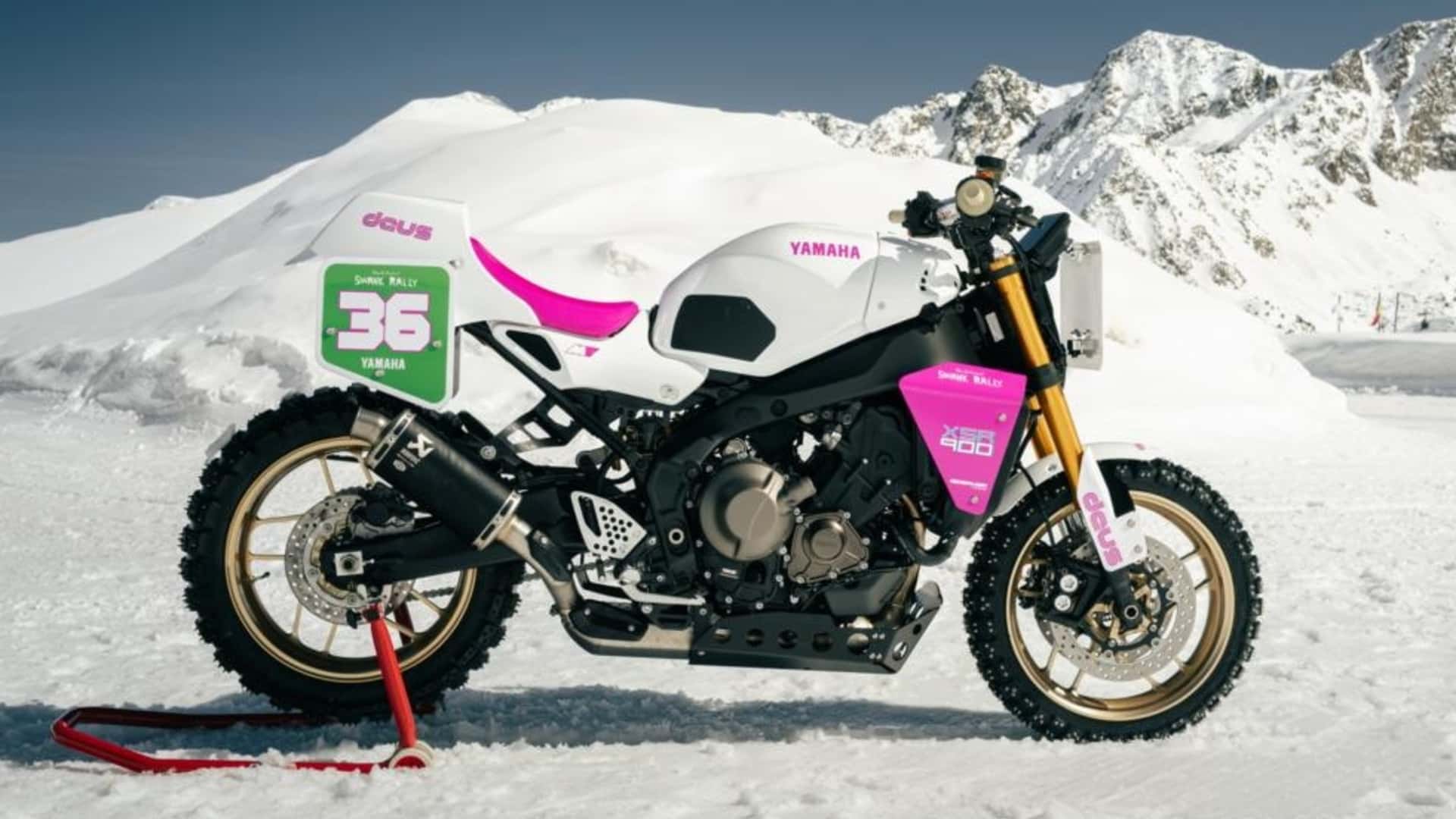 Yamaha XSR900 как крутой мотоцикл для ледовых гонок? Почему бы и нет?